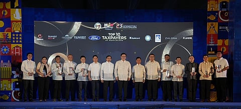 Muntinlupa lauds Top 10 taxpayers