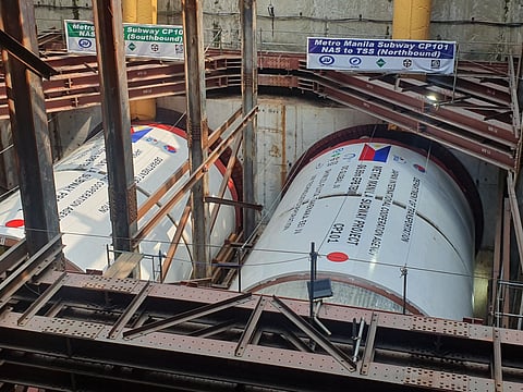 construction and tunnel boring is part of Contract Package 101, with an overall length of 33.103 kilometers and composed of a depot in Valenzuela City and three stations, Quirino Highway, Tandang Sora, and North Avenue. 