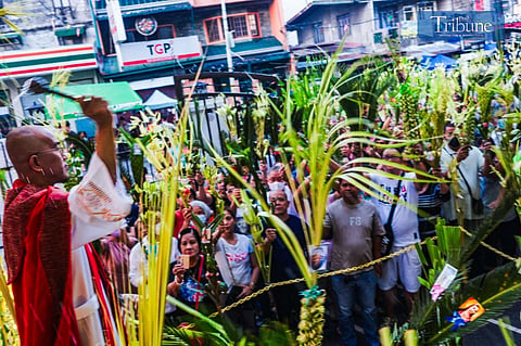 Palm Sunday in Bago Bantay, Quezon City