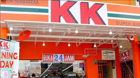Convenience store chain KK Super Mart has come under fire after pairs of socks bearing the word "Allah" were found in several of their outlets. 