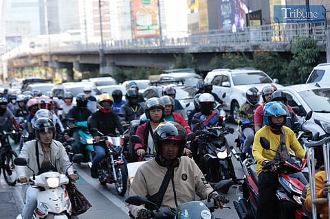 Traffic situation in Mandaluyong
