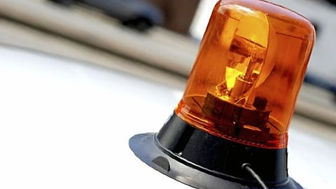 Car wrecked following truck collision