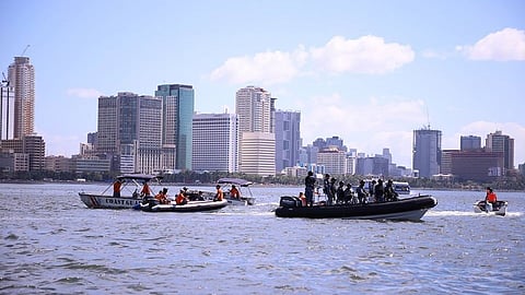 (Photograph courtesy of PCG)
Coast Guards will help patrol the Pasig River and Manila Bay.