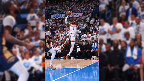 SHAI Gilgeous-Alexander knocks down the go-ahead jumper to lift the Oklahoma City Thunder to a 94-92 win over the New Orleans Pelicans in Game 1 of their NBA Western Conference best-of-seven playoffs series.   