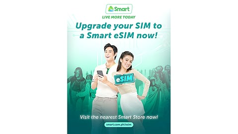 Smart now enables mobile users to upgrade their physical SIM to an eSIM while retaining their number
