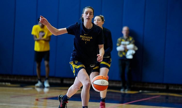 Clark pleased after first WNBA training