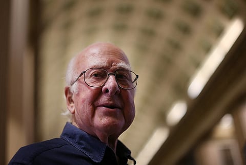 (FILES) British physicist Peter Higgs, whose theory of a mass-giving particle -- the so-called Higgs boson -- jointly earned him the Nobel Prize for Physics, has died aged 94, the University of Edinburgh announced on April 9, 2024.
