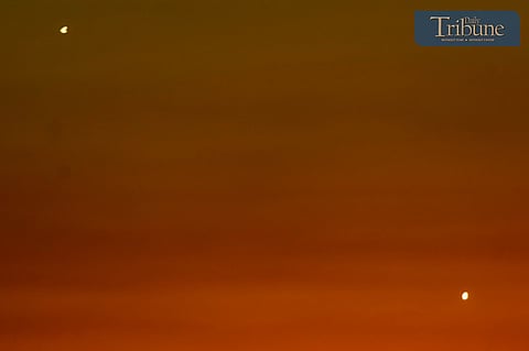 San Roque Church in sunset backdrop