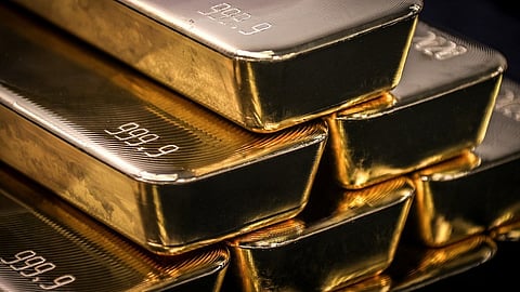 (FILES) Gold bullion bars 

