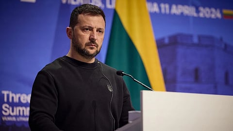 Ukrainian President Volodymyr Zelensky.