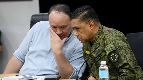 Defense Secretary Gilbert Teodoro and AFP Chief General Romeo Brawner