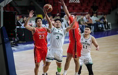 Juami Tiongson drops 30 points to lead Terrafirma to a 104-96 win over NorthPort in the playoff for the last quarterfinals seat in the PBA Philippine Cup on Wednesday at the Ninoy Aquino Stadium.