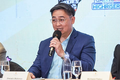 Premier Volleyball League (PVL) commissioner Sherwin Malonzo