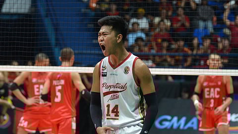 LOUIE Ramirez is determined to help Perpetual wrap up its Season 99 NCAA men’s volleyball finals series against Emilio Aguinaldo College.