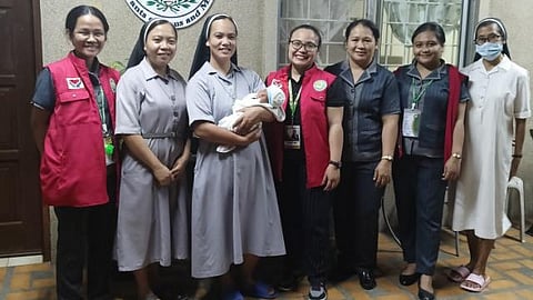The 8-day old baby boy rescued by the Philippine National Police-Women and Children Protection Center last 15 May is now under the care of the Agustinian Sisters at the Mother Teresa Espinelli’s in Tagaytay City.
