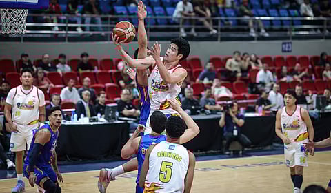 Santi Santillan joins Rain or Shine's shooting clinic to blow past NLEX, 120-104, and clinch a quarterfinals seat in the PBA Philippine Cup on Friday at the Philsports Arena in Pasig City. 