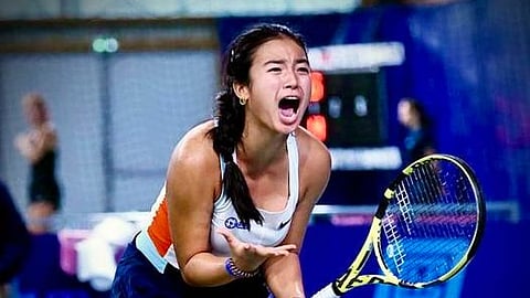 
Alex Eala finally succeeds in beating Jessika Ponchet in the W80 Poitiers in France.