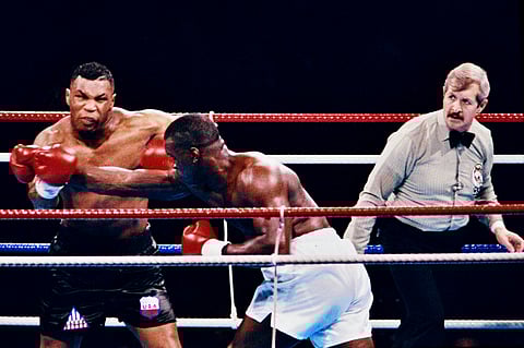 It was at the Tokyo Dome where James ‘Buster’ Douglas (right) pulled off one of boxing’s biggest upsets when he knocked out Mike Tyson in February 1990. This Monday, boxing returns at the venue when Naoya ‘Monster’ Inoue defends the undisputed world super-bantamweight title against Mexican Luis Nery.