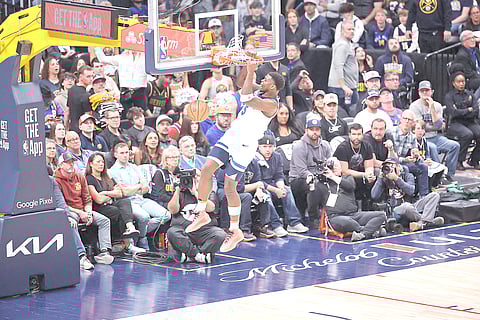 
ANTHONY Edwards and the Minnesota Timberwolves shut down the Denver Nuggets, 106-80, to post a 2-0 lead in their best-of-seven Western Conference playoff series. 