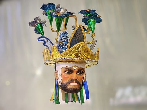 A Morion mask is typically made from the wood of dapdap, dita, or santol trees, which are abundant in Marinduque. The mask painting and drying process takes about two weeks. 
