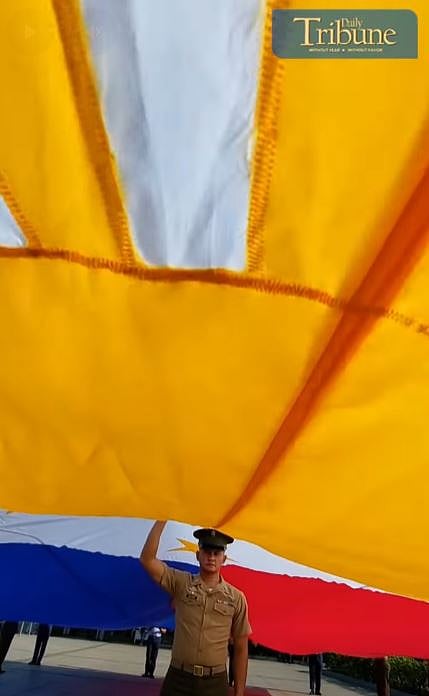Salute to the flag - Vimarsana News