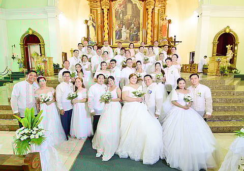 The Felicidad T. Sy Foundation, Inc. (FTSFI) brings together 16 couples, including SM SuperMoms, at the heartwarming 8th Kasalan sa SM mass wedding.