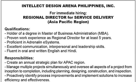 Intellect Design Arena Philippines, inc.