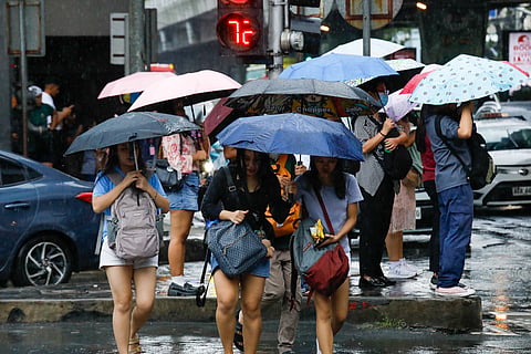 Raining in Manila on Friday
