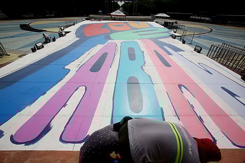 'LOVE LABAN' STAGE PREPARATION