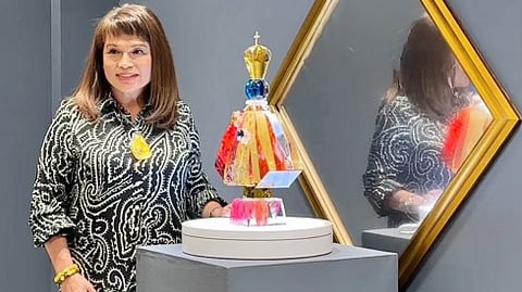 FILIPINO sculptor Marge Organo. 