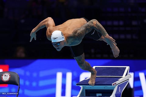 CAELEB Dressel flaunts his dominant form to get a chance to defend his men’s 50-meter freestyle title in the Paris Olympics.