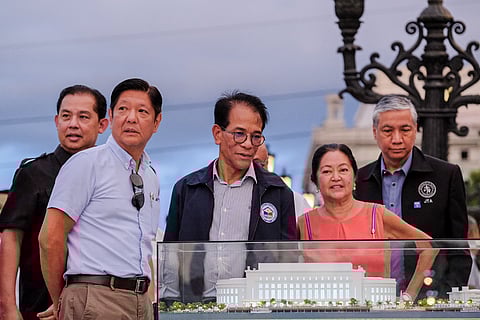 President Ferdinand Marcos Jr. leads the inauguration of the Pasig River Esplanade Project Phase 1 on Sunday in Manila. The project is part of the Pasig Bigyang Buhay Muli undertaking of the national government.