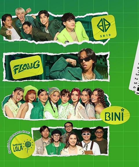 SB19, Flow G, BINI and Sunkissed Lola are set to give an unforgettable night of music at the concert.