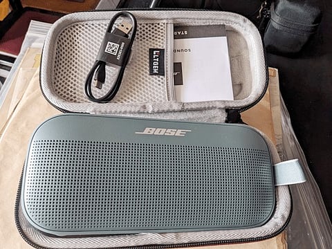 BOSE’s Soundlink Flex is for flexing in the outdoors.