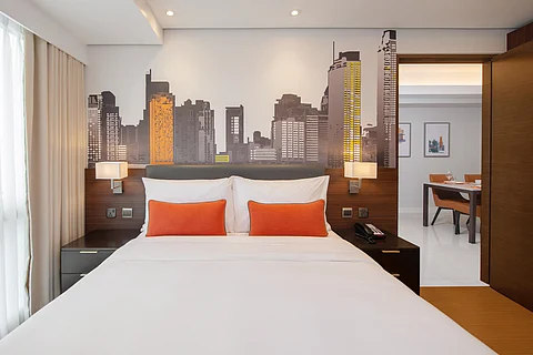 ONE-BEDROOM suite. 