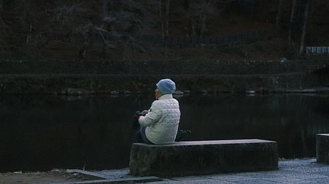 Old man in Kyoto. Japan has the highest proportion of aging population in any country in the world. 