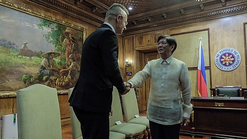 Hungarian Minister of Foreign Affairs and Trade, Péter Szijjártó paid a courtesy call on President Ferdinand Marcos Jr. at Malacañang Palace on Thursday, 13 June 2024.