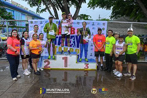 Muntinlupa celebrates fathers with fun run