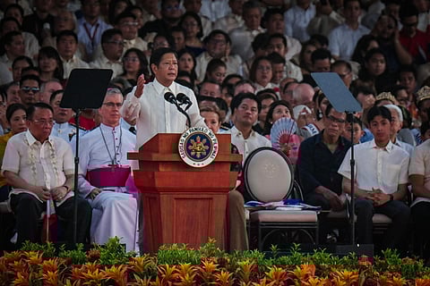 President Ferdinand Romualdez Marcos Jr. attended the Parada ng Kalayaan 2024 during the 126th Independence Day on 12 June 2024, at Burnham Green, Quirino Grandstand in Manila. 
