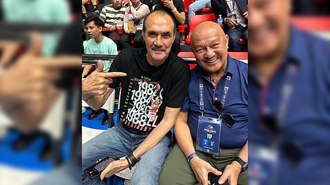 RAMON Fernandez weeps for his late idol and good friend, Rosalio ‘Yoyong’ Martires.