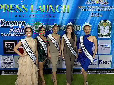 Reigning Queens of Miss Tourism Heritage Philippines 2023.