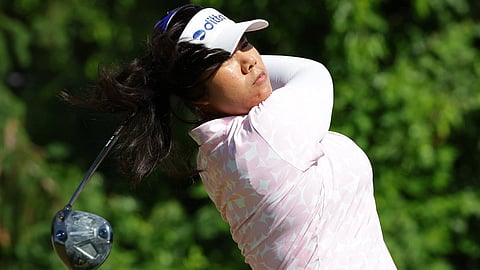 ARPICHAYA Yubol displays her impressive form en route to a sizzling 10-under-par 61 to bag the first-round lead in the LPGA ShopRite Classic.