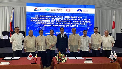 JICA, Hankyu Railway commemorate investment in LRT-1