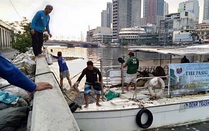 Pasig River cleanup nets 1,600 tons of waste