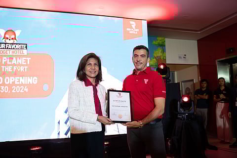 ARD Catherine Agustin with chief executive officer Florent Humeau.