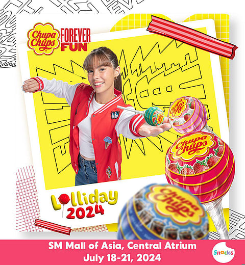 Celebrate #ForeverFun at Chupa Chups Lollipop Day at SM Mall of Asia's Central Atrium from 18-21 July 2024