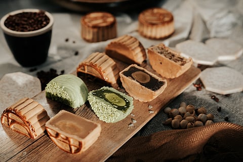 THE elegantly crafted limited-edition box consists of four distinct mooncakes and a special CBJL Chinese tea.