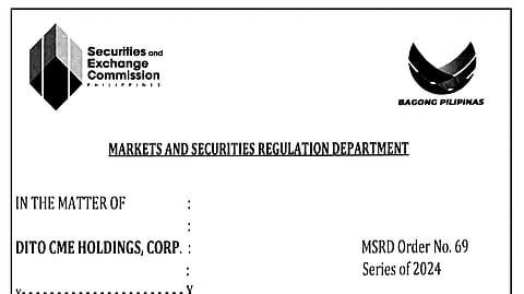 DITO CME Holdings, Corp.