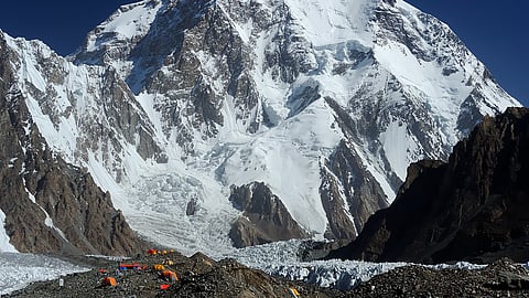 K2 (also known as Chogori) from Broad Peak Base Camp