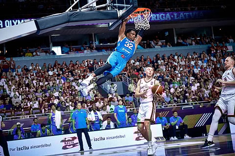 NATURALIZED player Justin Brownlee shows off his clutch game in powering Gilas Pilipinas to an 89-80 upset of Latvia in the FIBA Olympic Qualifying Tournament.